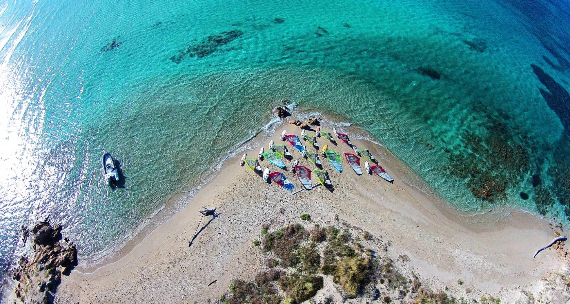 Faire du Windsurf à Bonifacio