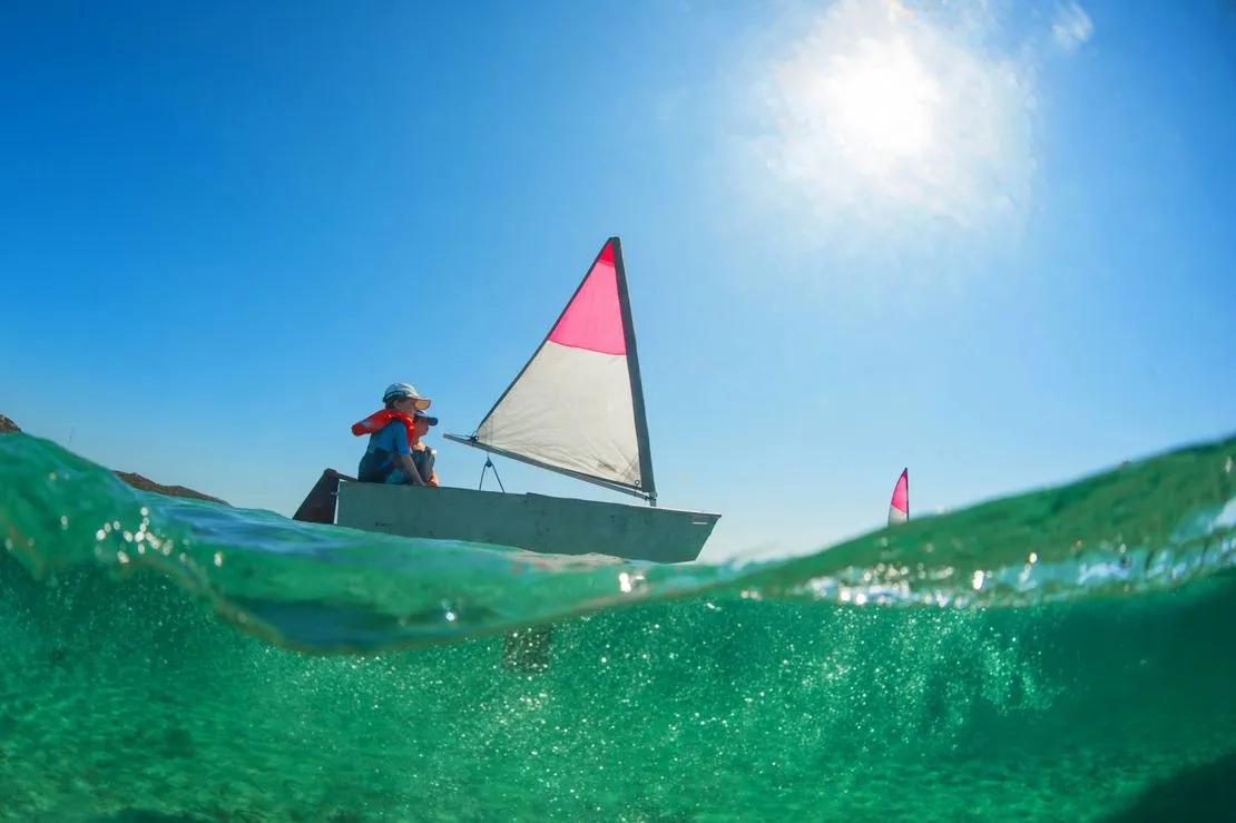 Cours de voile pour enfants en corse du sud