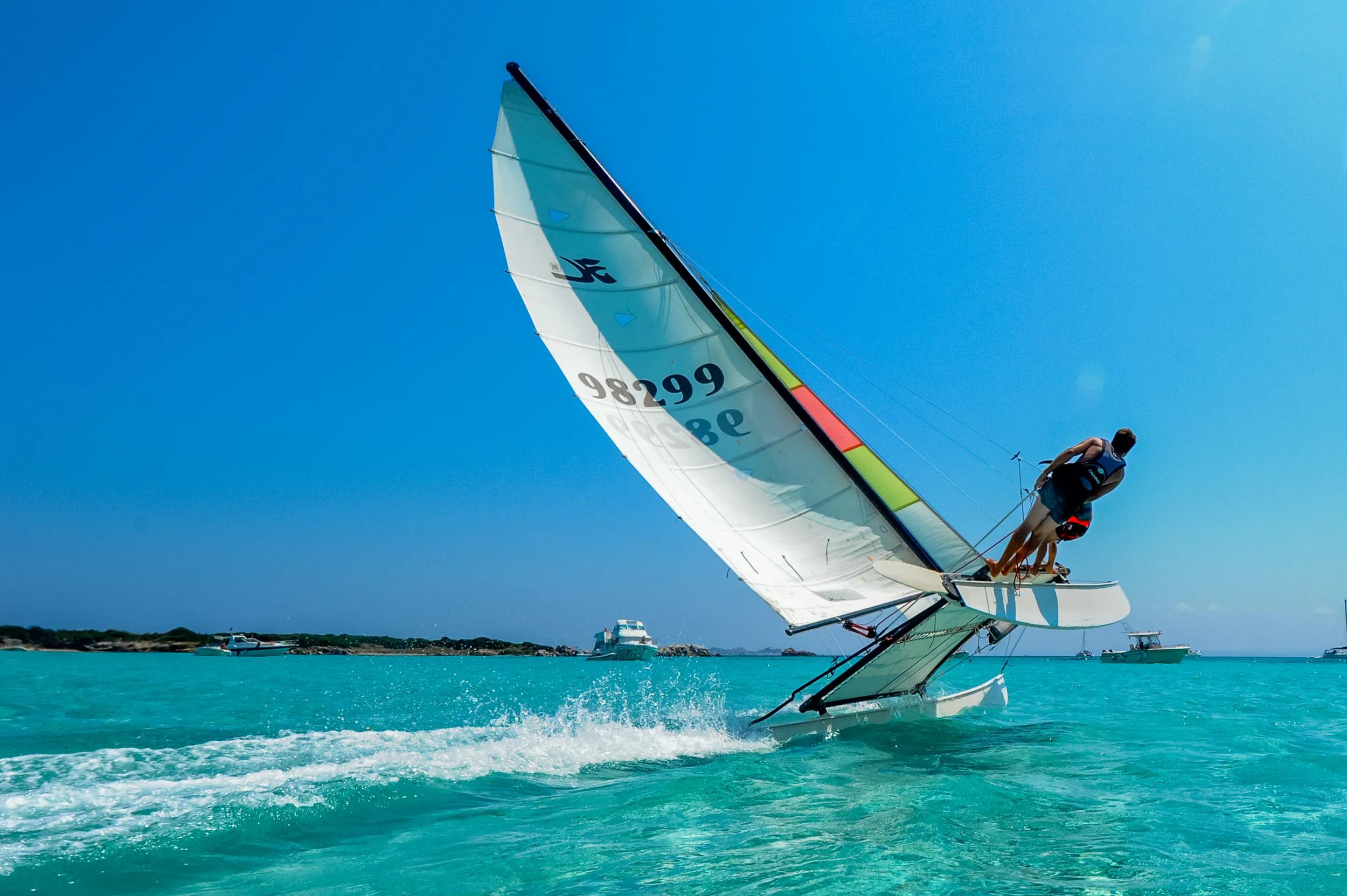 Location de dériveur à Bonifacio