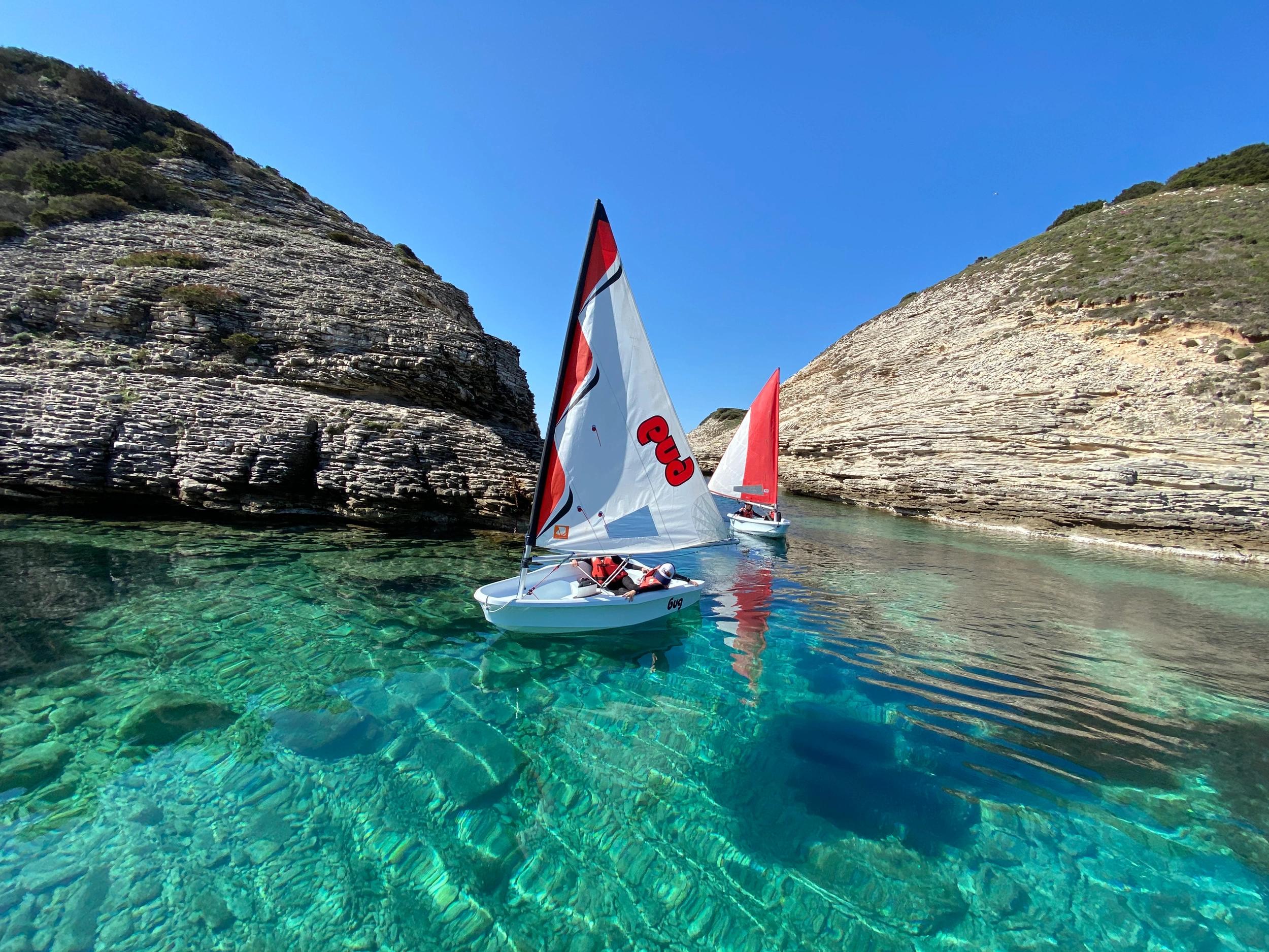 Location d'un dériveur en Corse du Sud