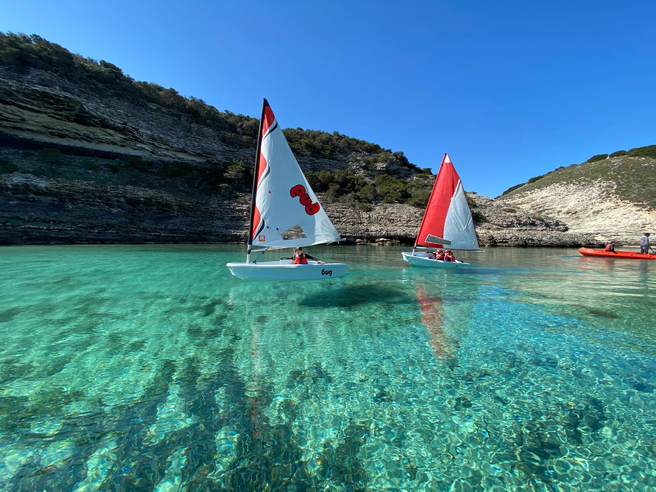 Cours de dériveur en Corse du Sud