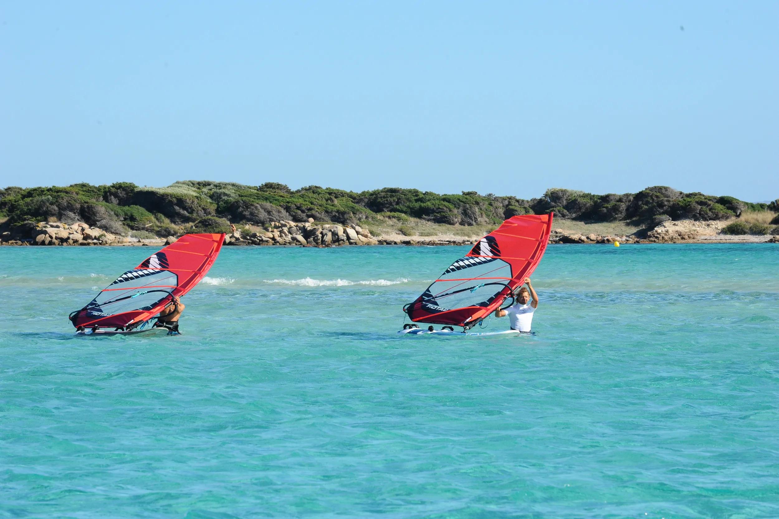 Funboard pour les débutants à Bonifacio